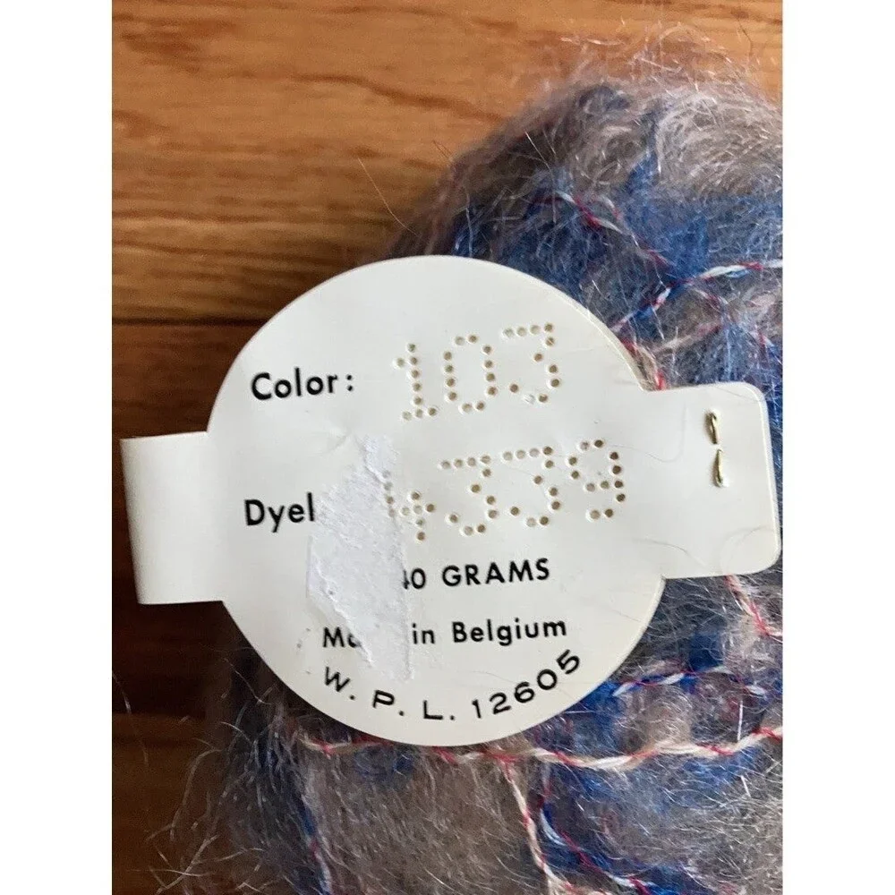One skein mohair yarn 40 grams.